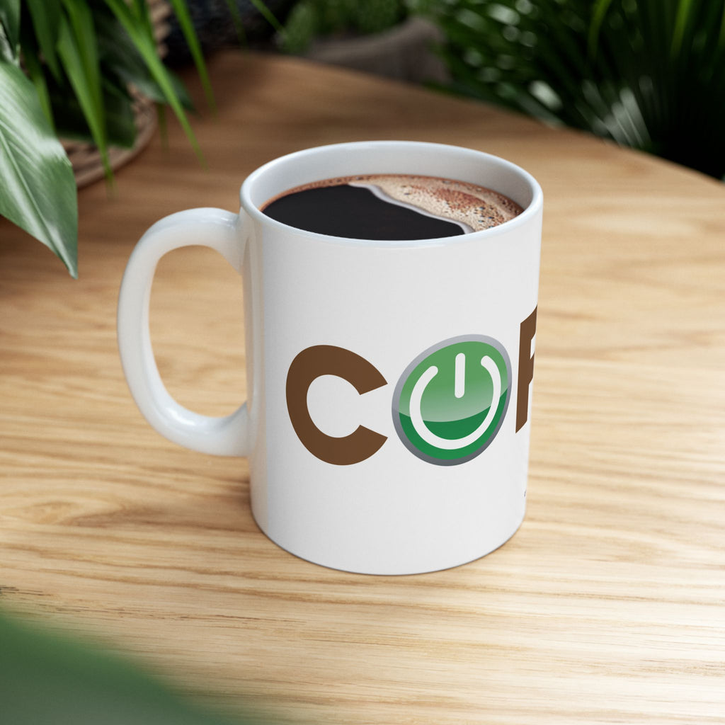 Switched On Coffee Wrap Mug, (11oz, 15oz)