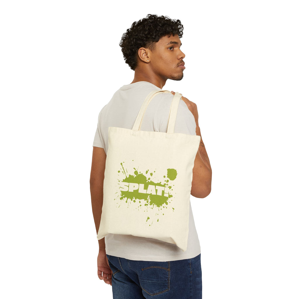 Splat! Cotton Canvas Tote Bag