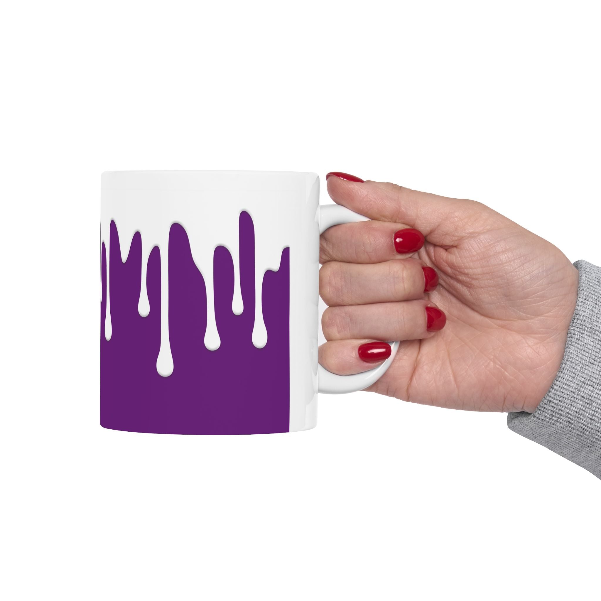 Purple Drips Coffee Mug, (11oz, 15oz)