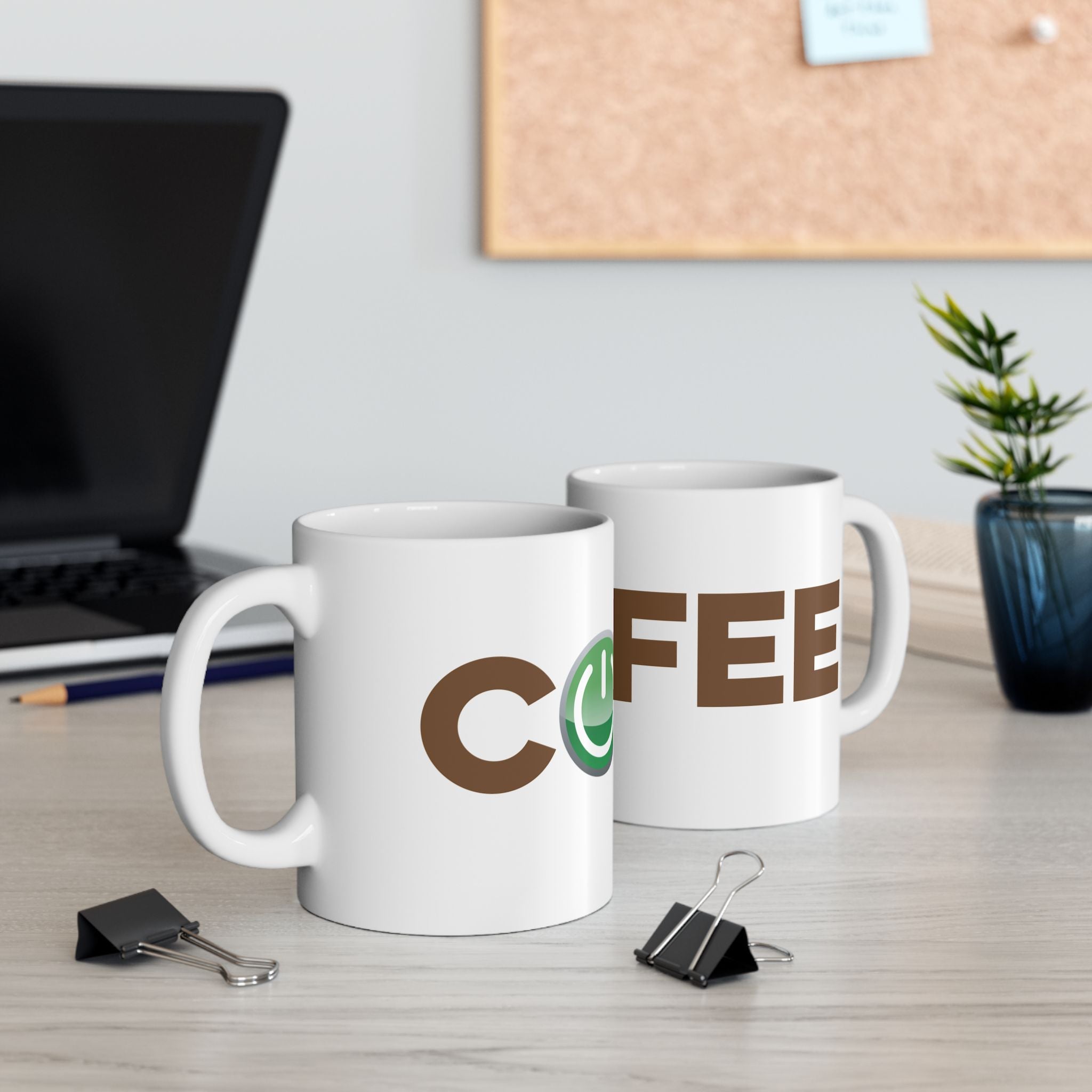 Switched On Coffee Wrap Mug, (11oz, 15oz)