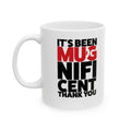 It's Been Mugnificent Mug - funny typography mug by Typefarce