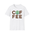 Switched On To Coffee 2 T-Shirt - funny typography t-shirt by Typefarce