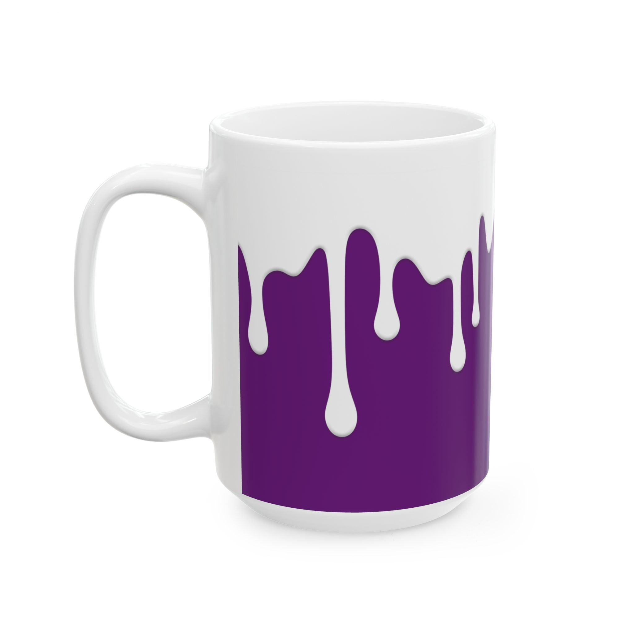 Purple Drips Coffee Mug, (11oz, 15oz)