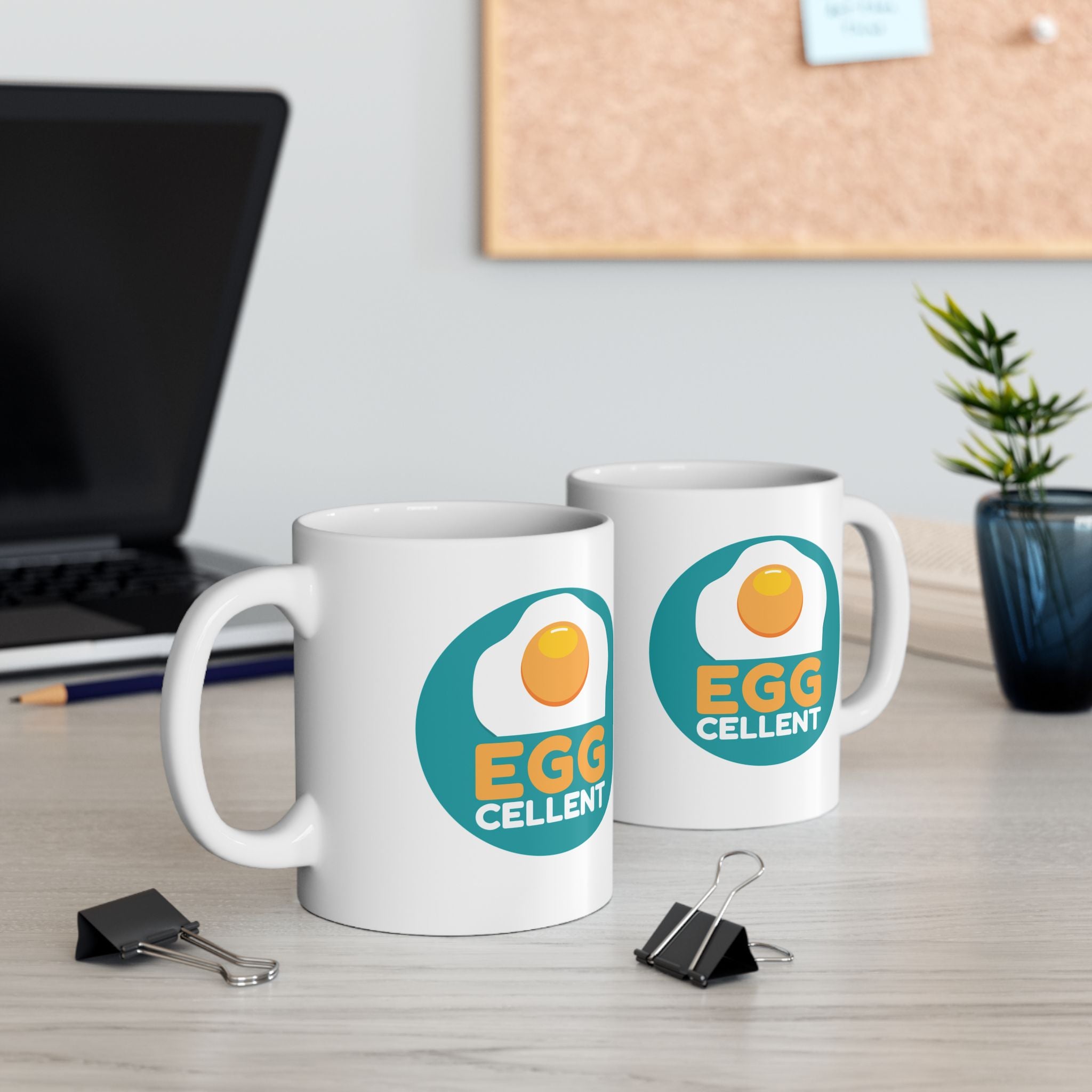 Egg-cellent Ceramic Mug, (11oz, 15oz)