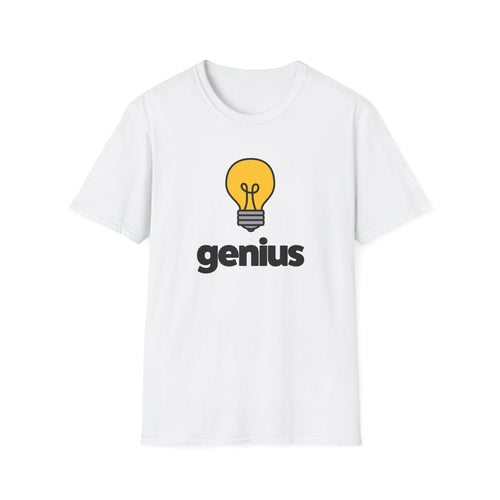 Genius T-Shirt - funny typography t-shirt by Typefarce