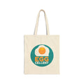 Egg-cellent Cotton Canvas Tote Bag - typography tote bag by Typefarce