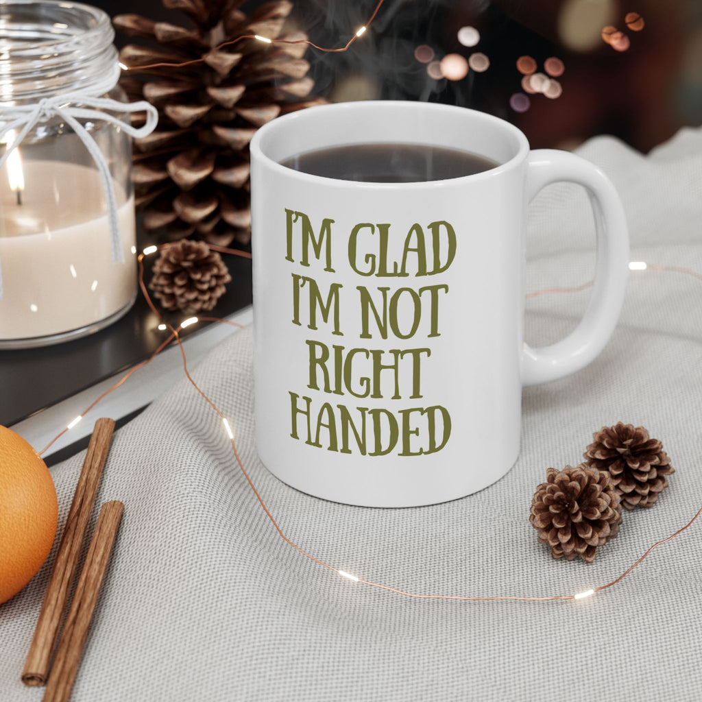Left Handed Coffee Mug, (11oz, 15oz)
