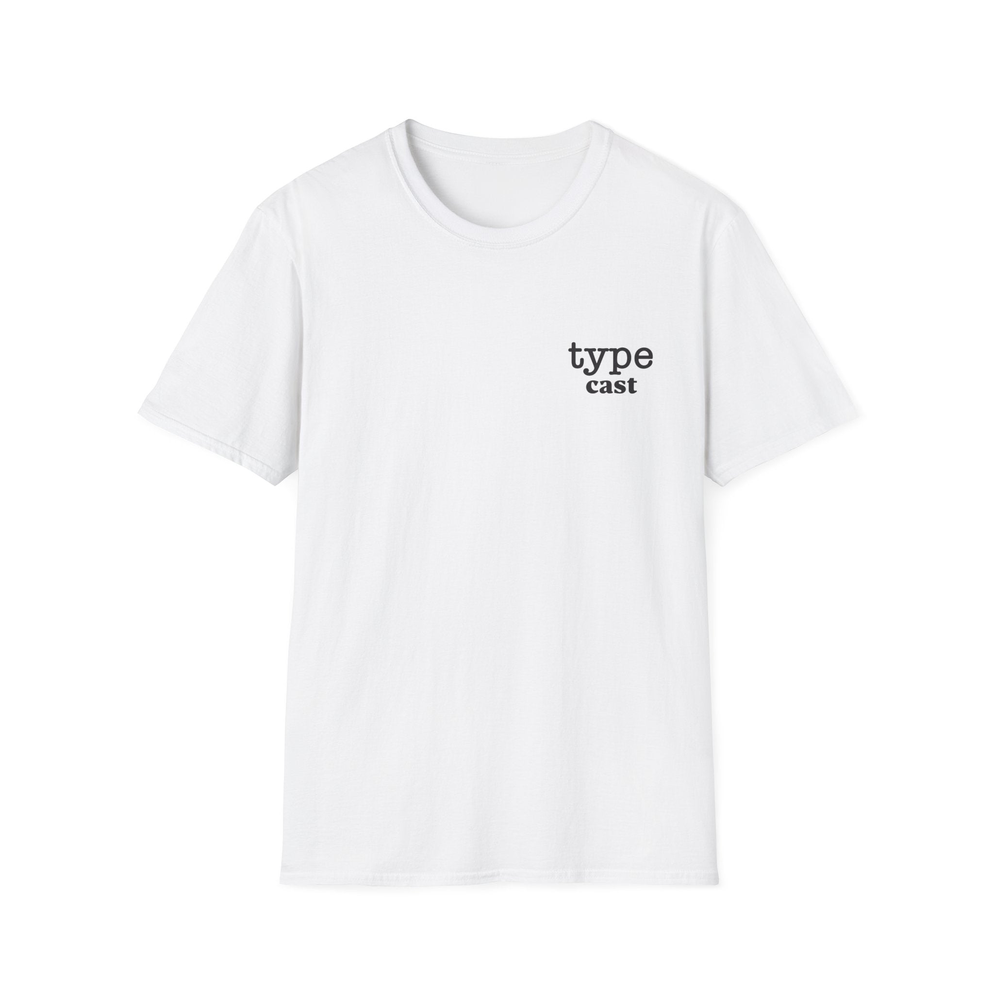 Typecast T-Shirt - funny typography t-shirt by Typefarce