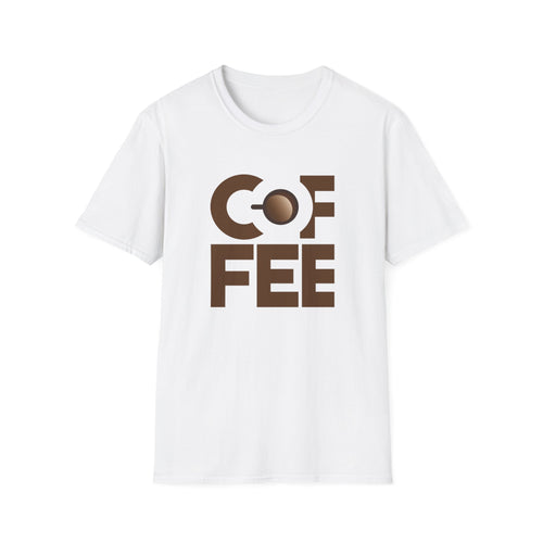 Coffee T-Shirt - funny typography t-shirt by Typefarce