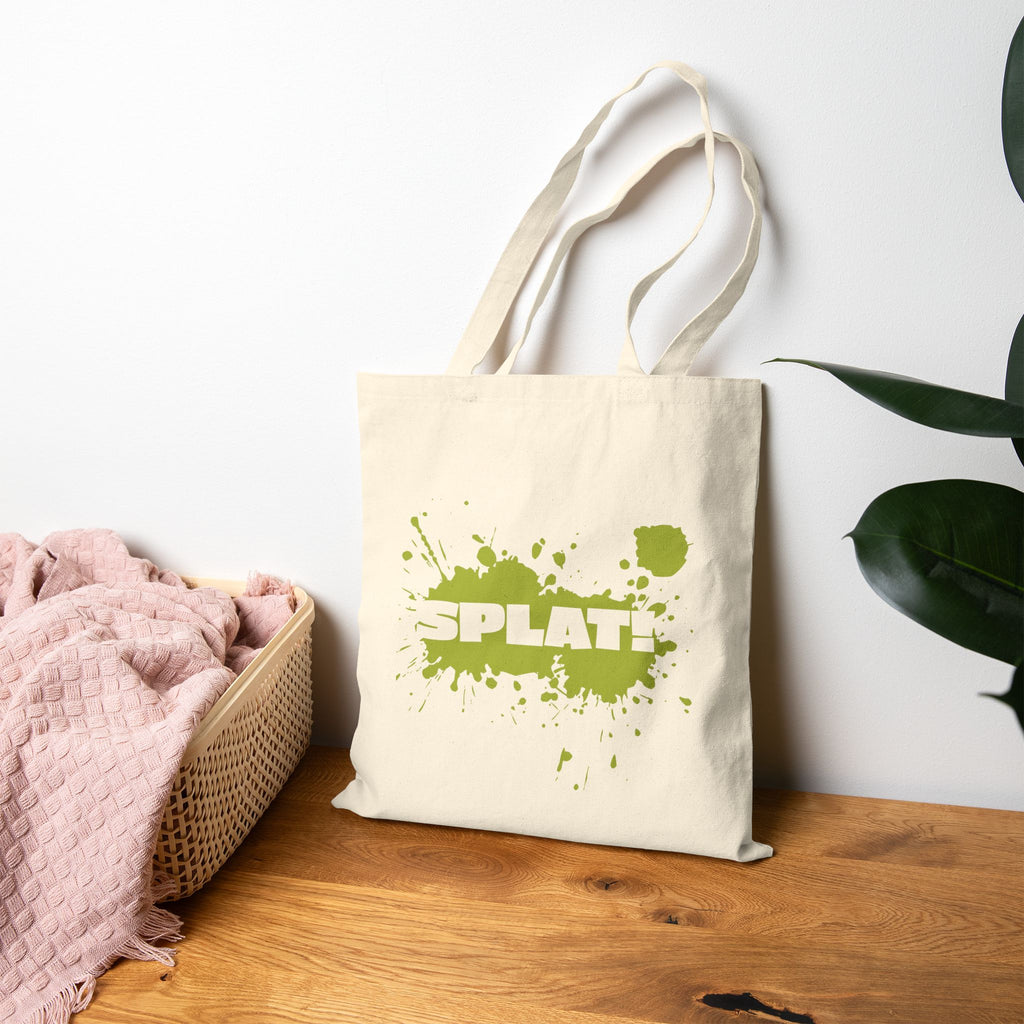 Splat! Cotton Canvas Tote Bag