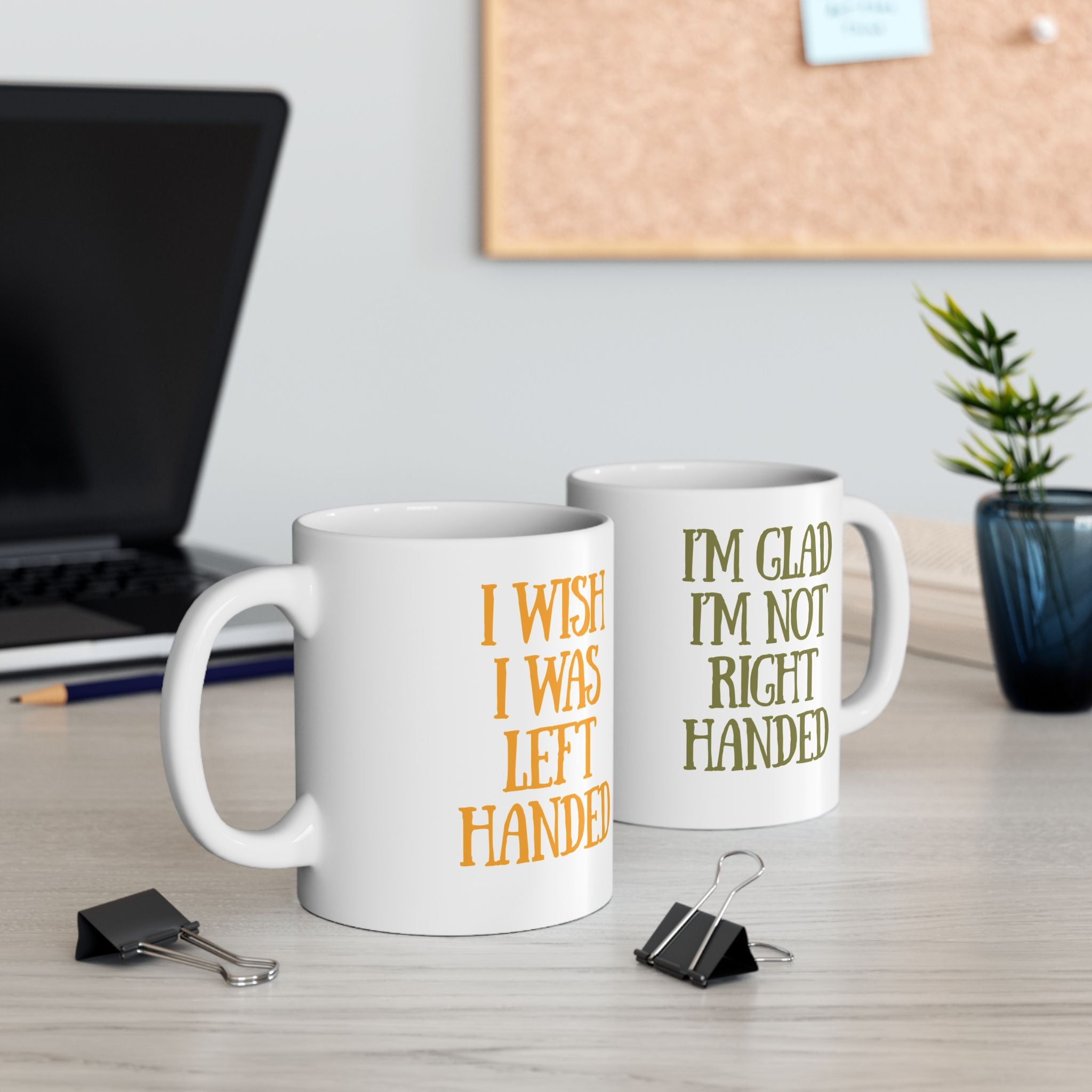 Left Handed Coffee Mug, (11oz, 15oz)