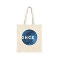 Once In A Blue Moon Cotton Canvas Tote Bag
