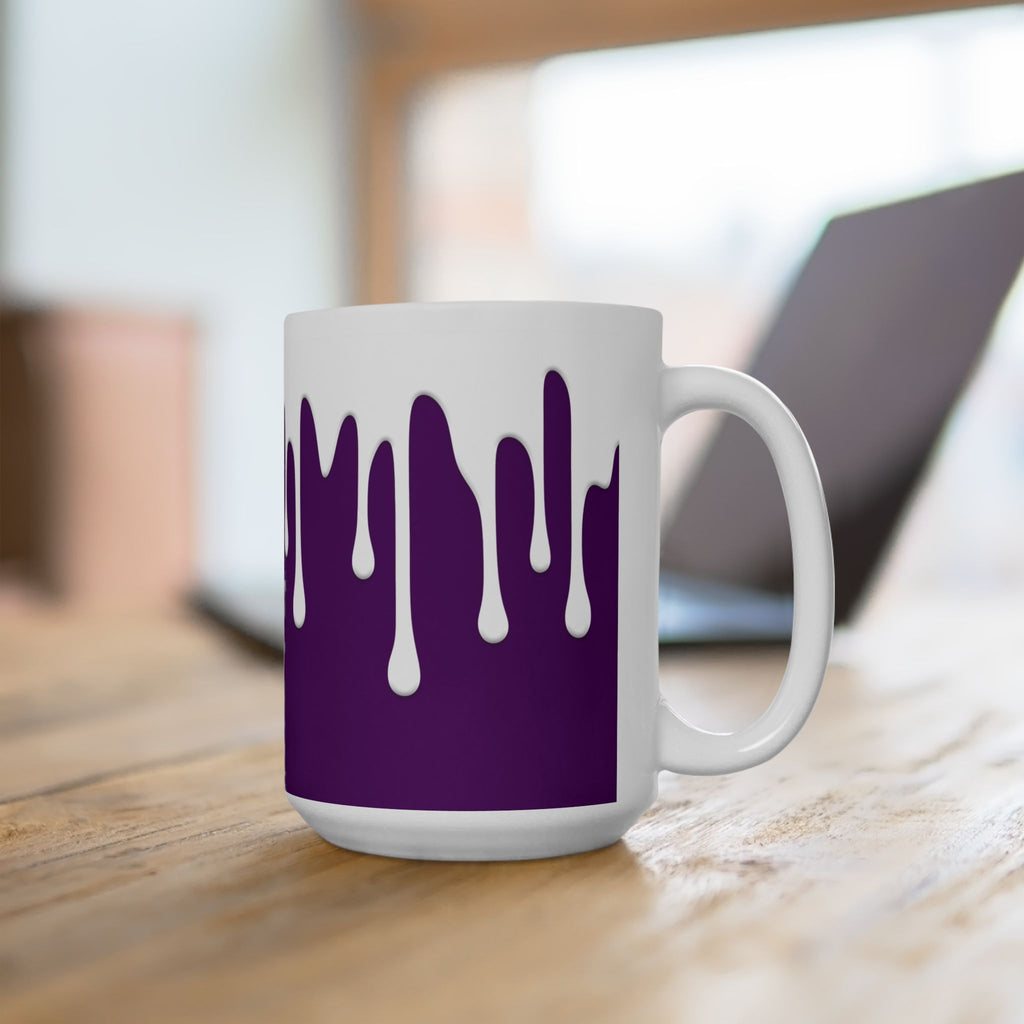 Purple Drips Coffee Mug, (11oz, 15oz)