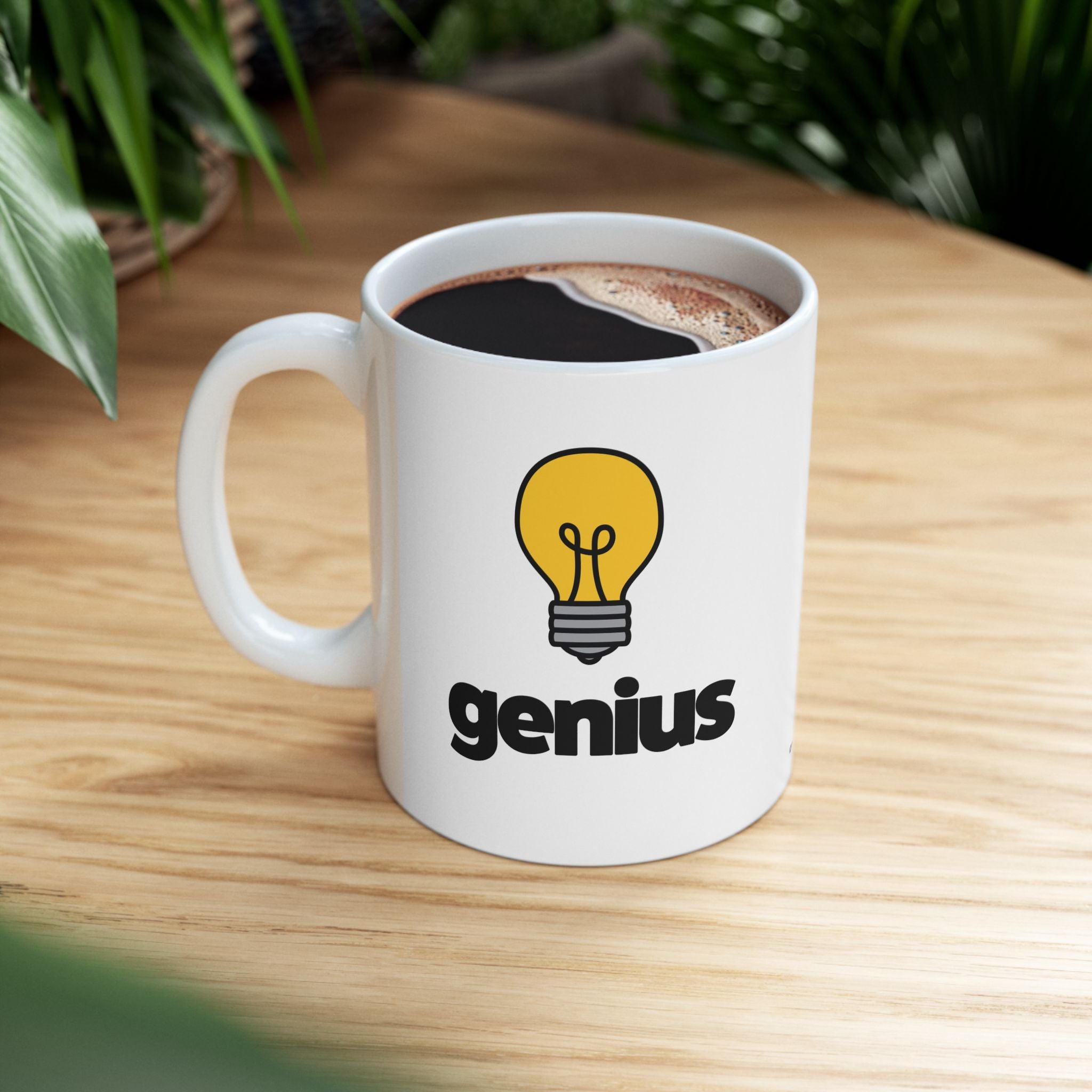 Genius Ceramic Mug, (11oz, 15oz)