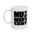 Mugnificent Mug - funny typography mug by Typefarce