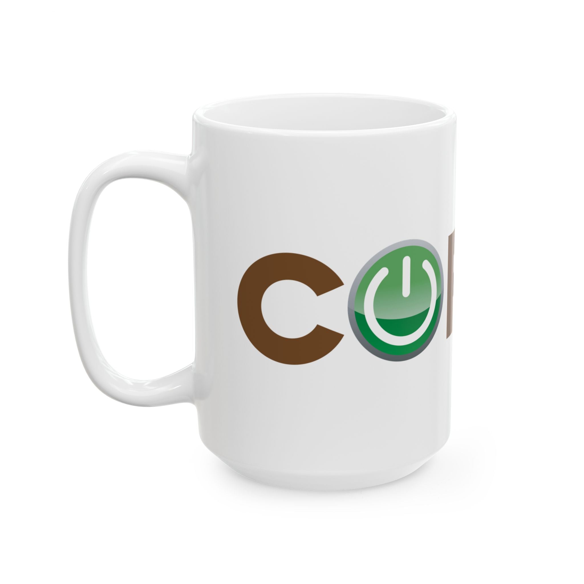 Switched On Coffee Wrap Mug, (11oz, 15oz)