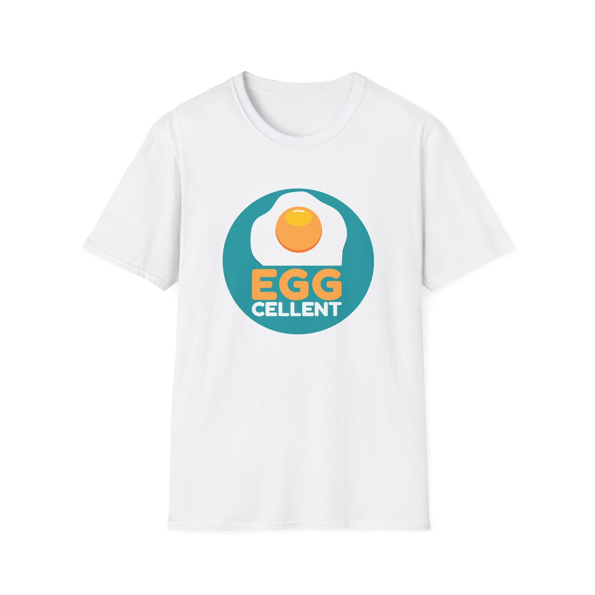 Egg-cellent T-Shirt - funny typography t-shirt by Typefarce