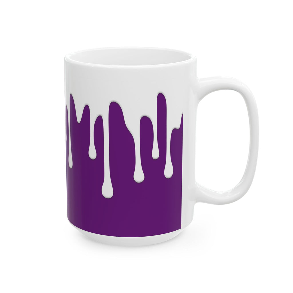 Purple Drips Coffee Mug, (11oz, 15oz)