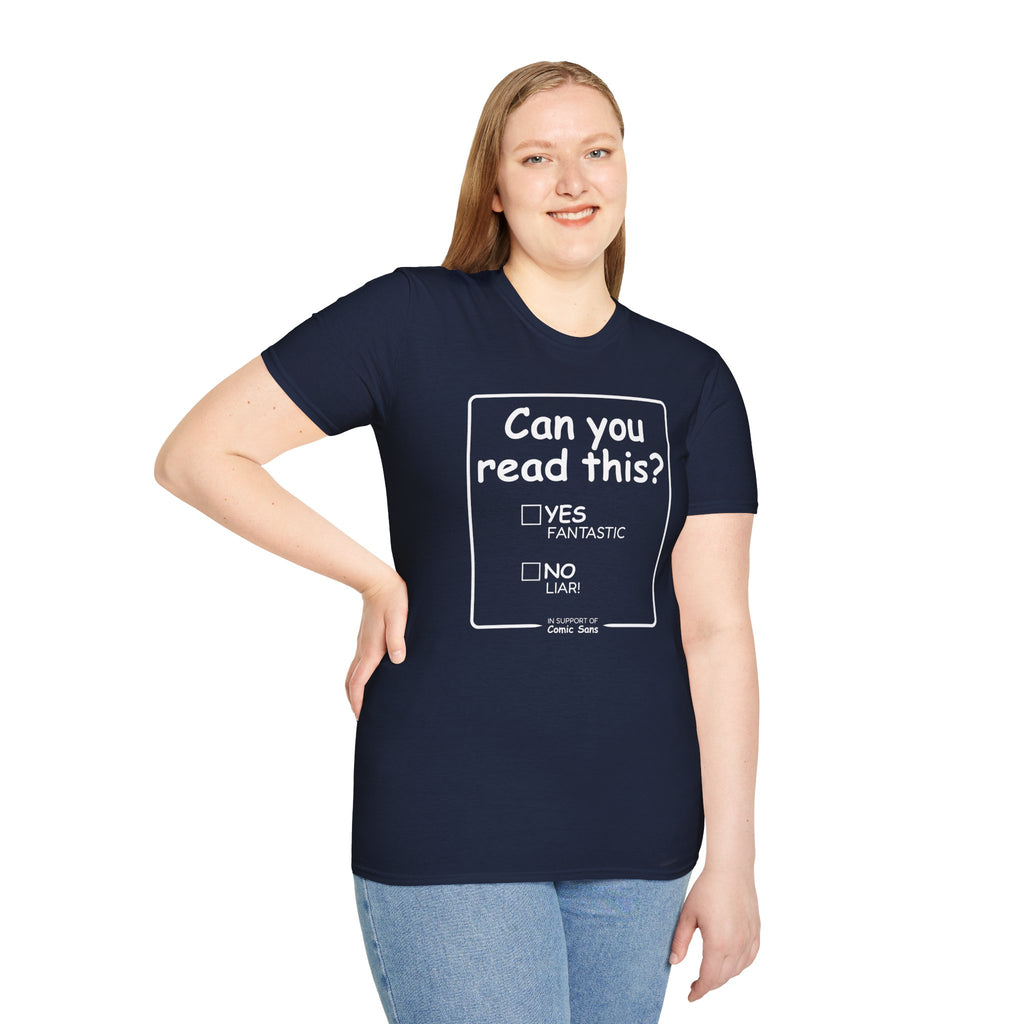 In Support Of Comic Sans T-Shirt