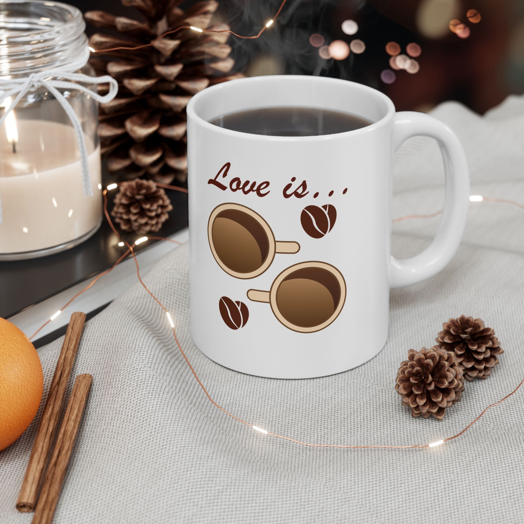 Love Is Coffee Mug, (11oz, 15oz)