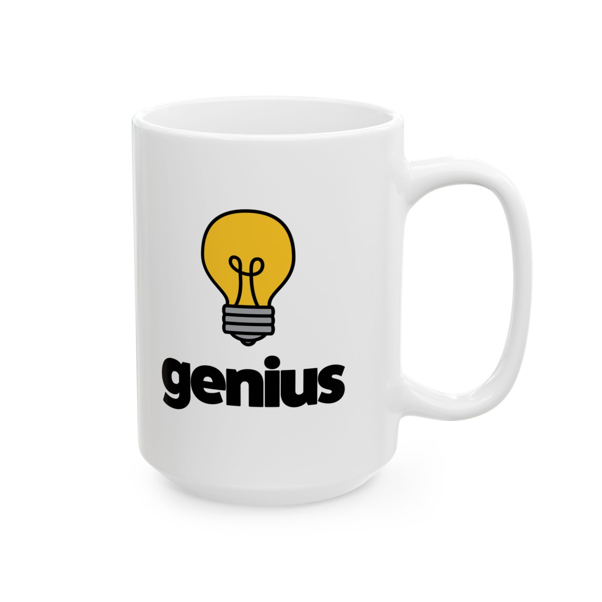 Genius Ceramic Mug, (11oz, 15oz)