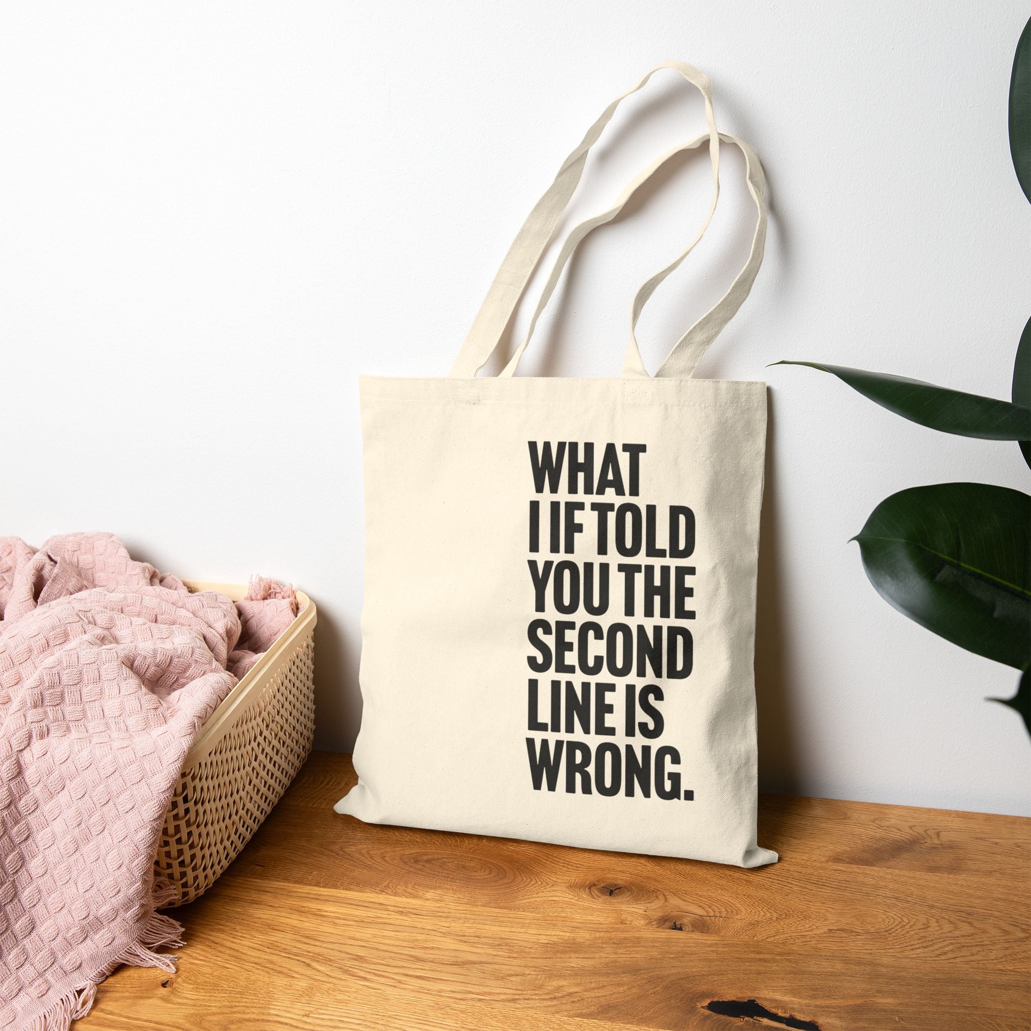 Proof Reading Cotton Canvas Tote Bag