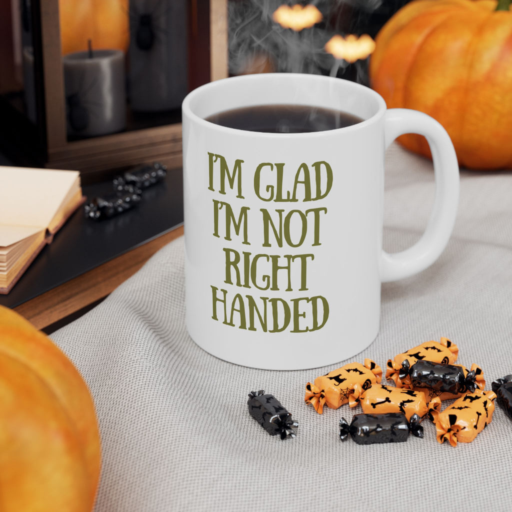 Left Handed Coffee Mug, (11oz, 15oz)
