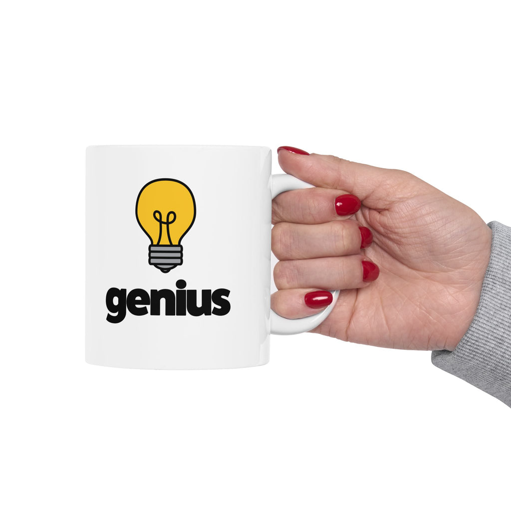 Genius Ceramic Mug, (11oz, 15oz)