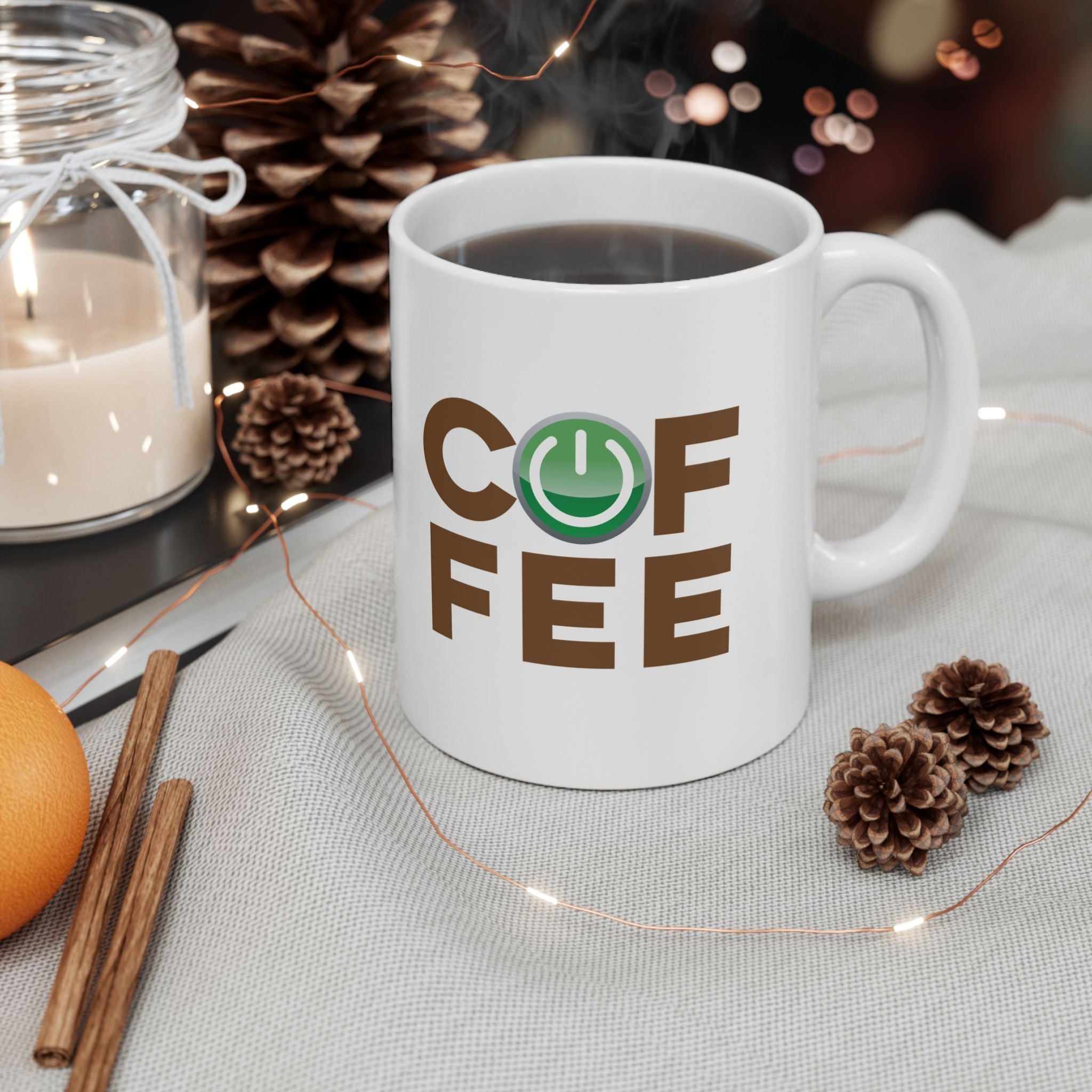 Switched On Coffee Mug, (11oz, 15oz)