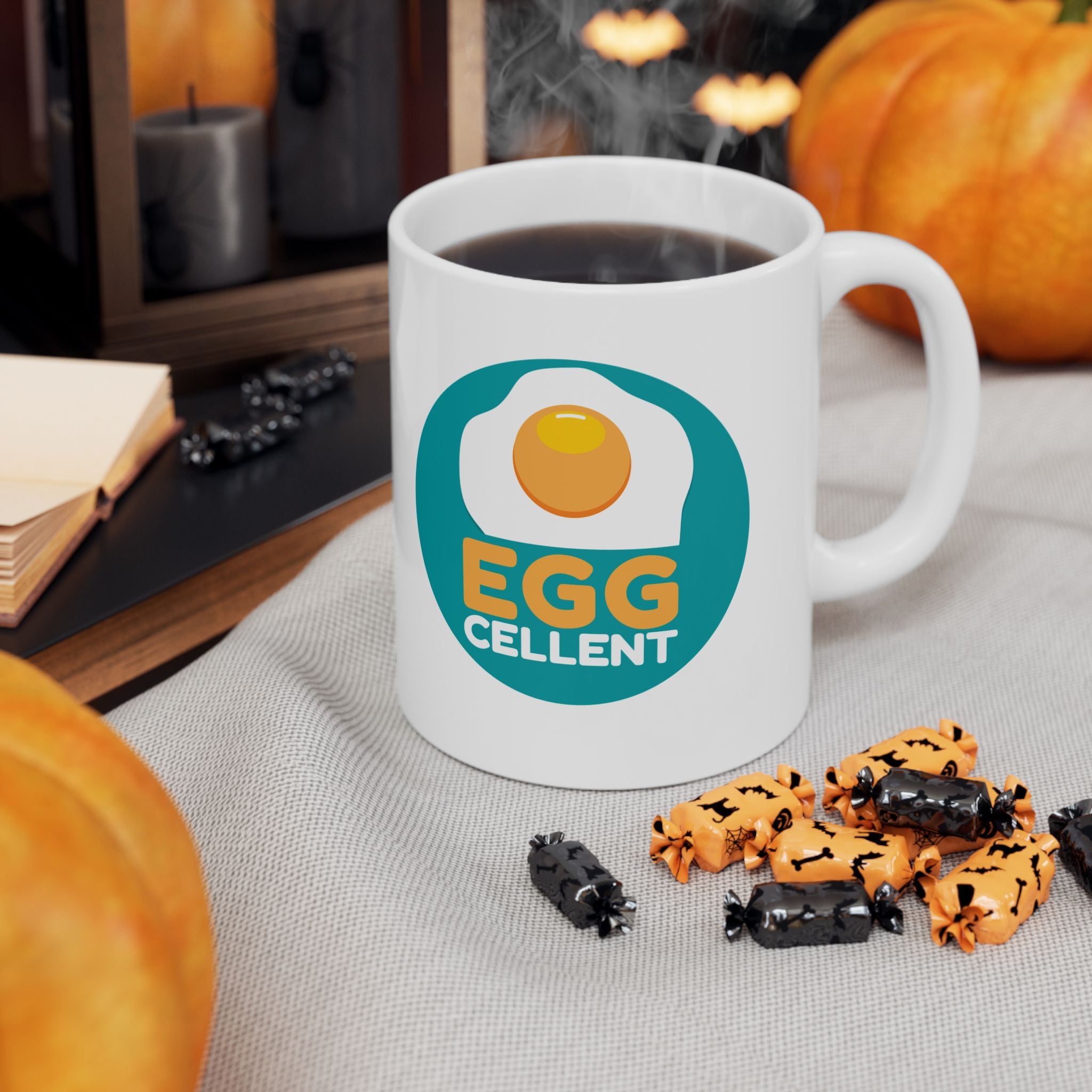 Egg-cellent Ceramic Mug, (11oz, 15oz)