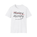 Rewrite History T-Shirt - funny typography t-shirt by Typefarce