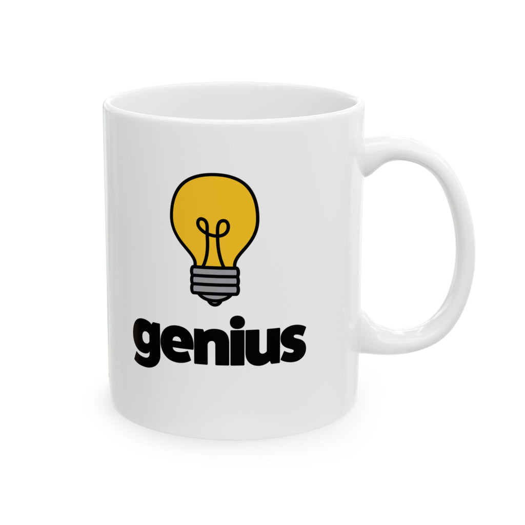 Genius Ceramic Mug, (11oz, 15oz)