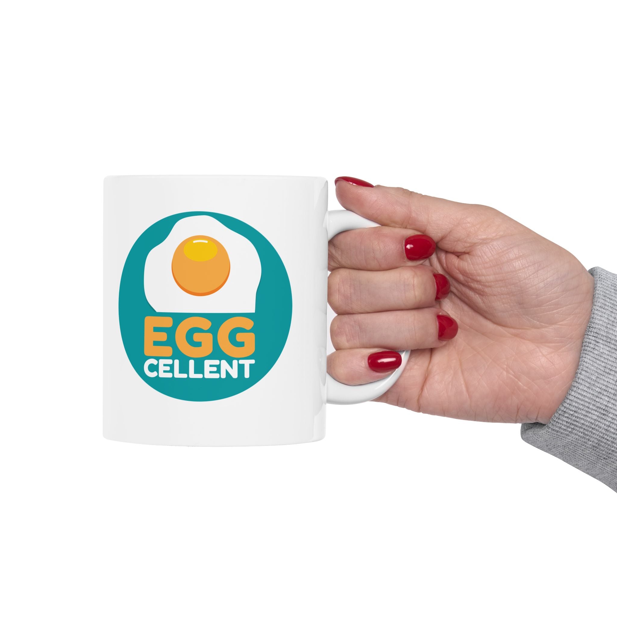 Egg-cellent Ceramic Mug, (11oz, 15oz)