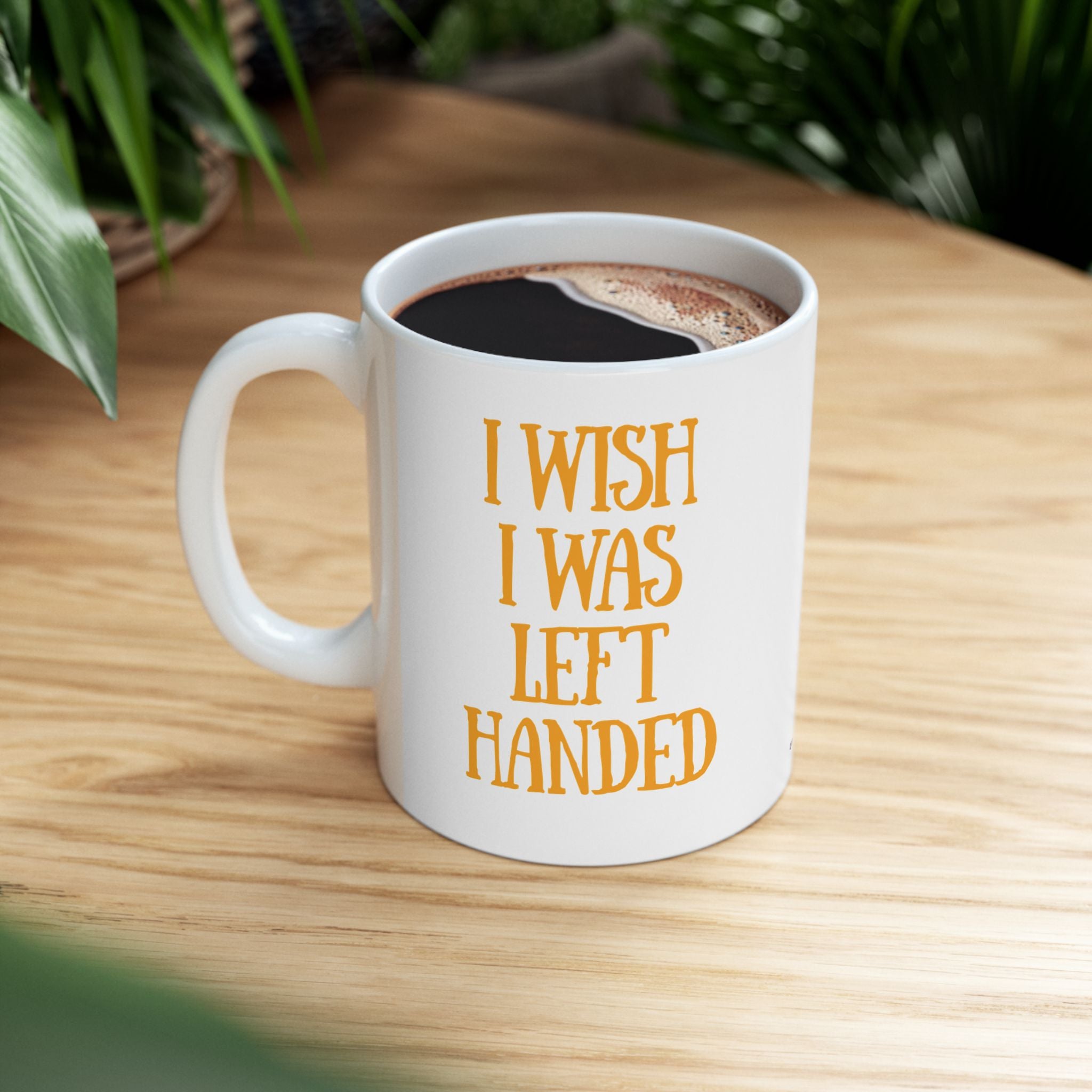Left Handed Coffee Mug, (11oz, 15oz)