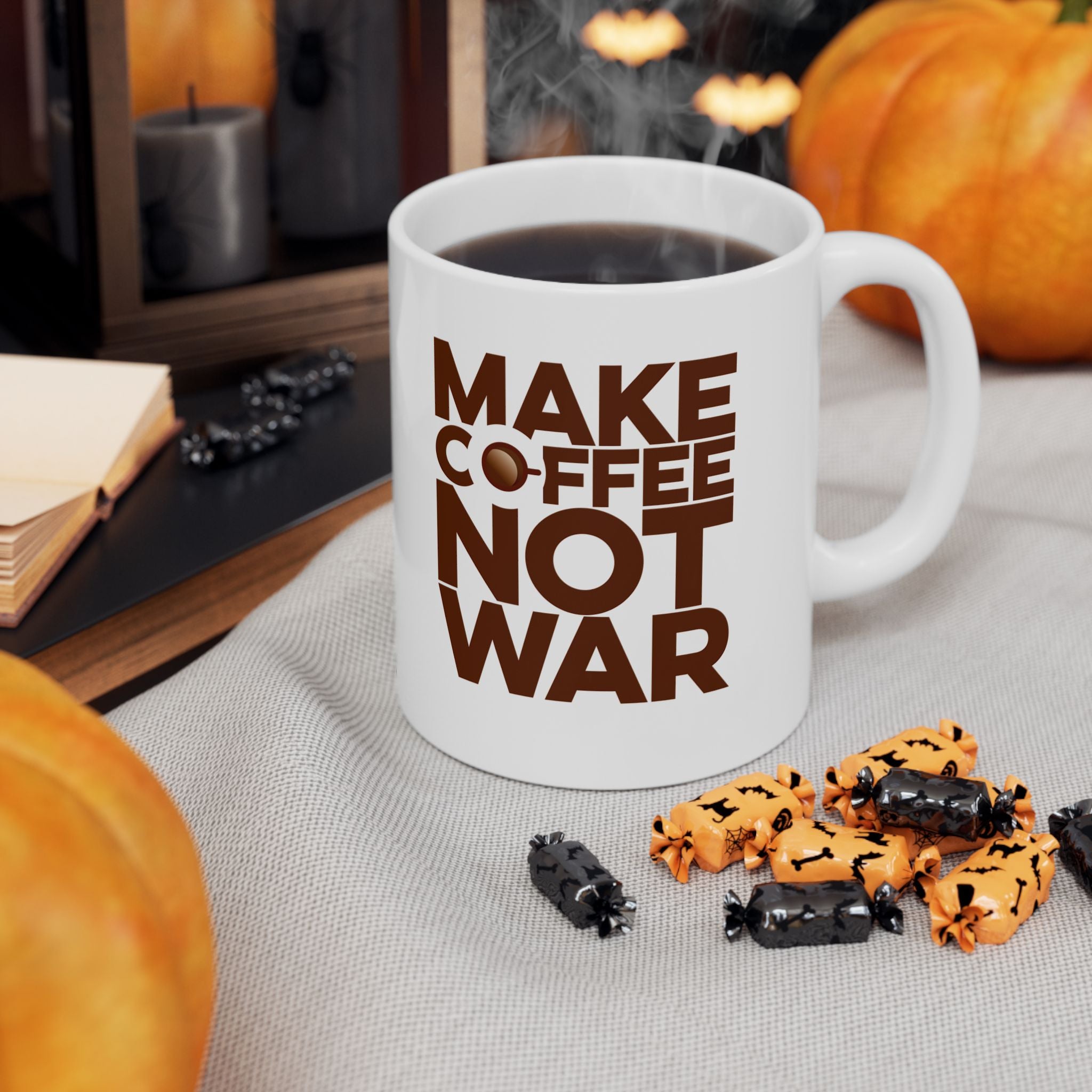 Make Coffee Not War Mug, (11oz, 15oz)
