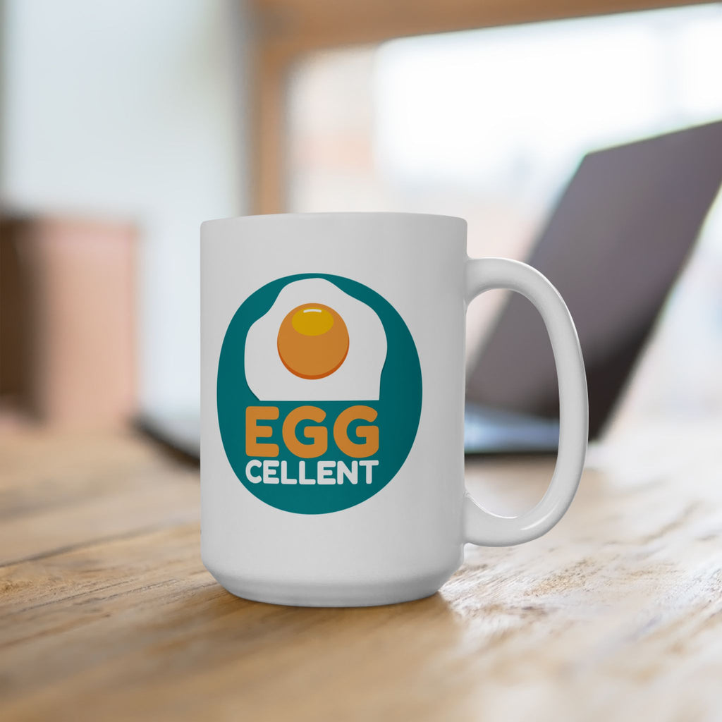 Egg-cellent Ceramic Mug, (11oz, 15oz)