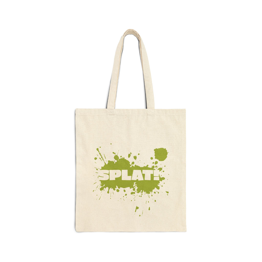 Splat! Cotton Canvas Tote Bag - typography tote bag by Typefarce