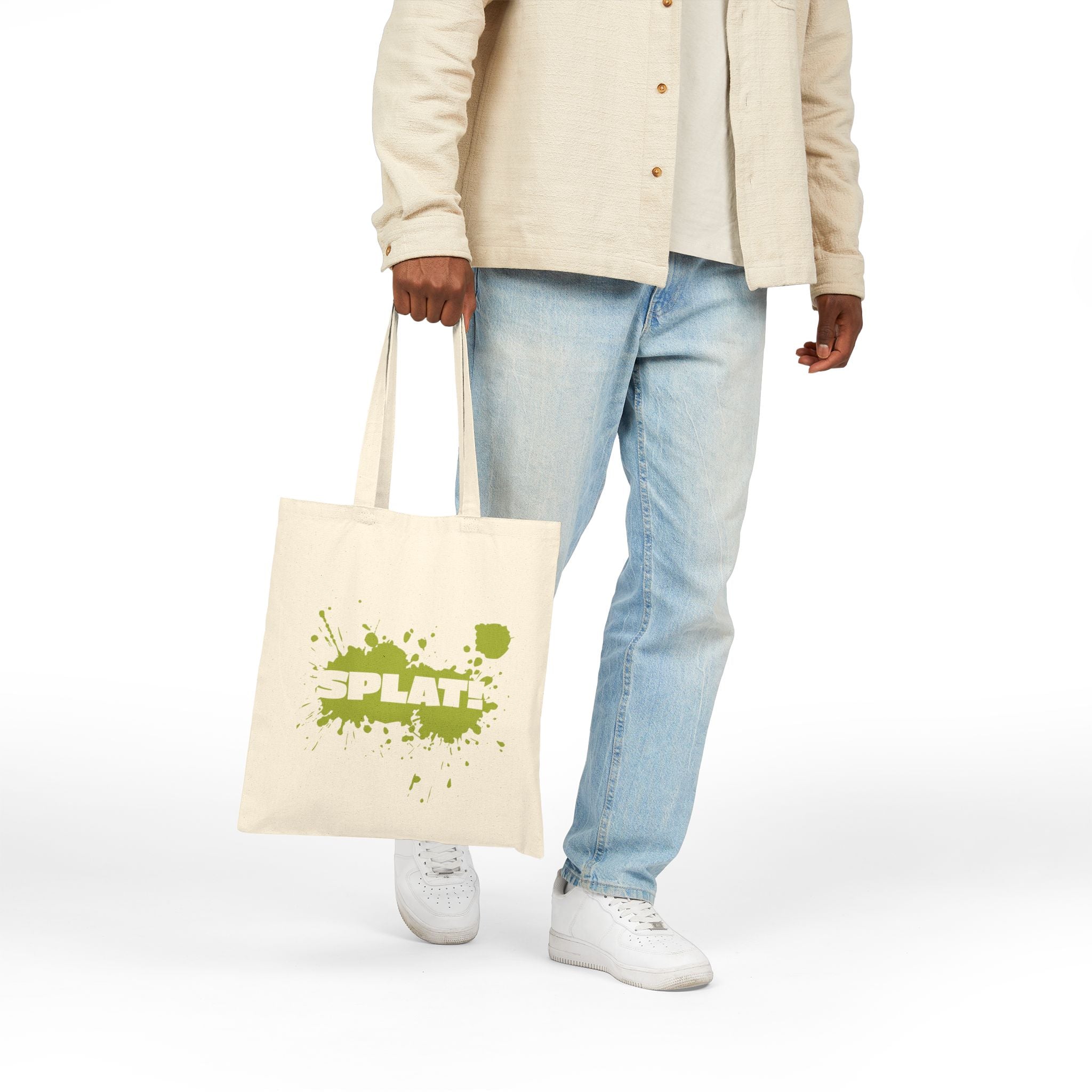 Splat! Cotton Canvas Tote Bag