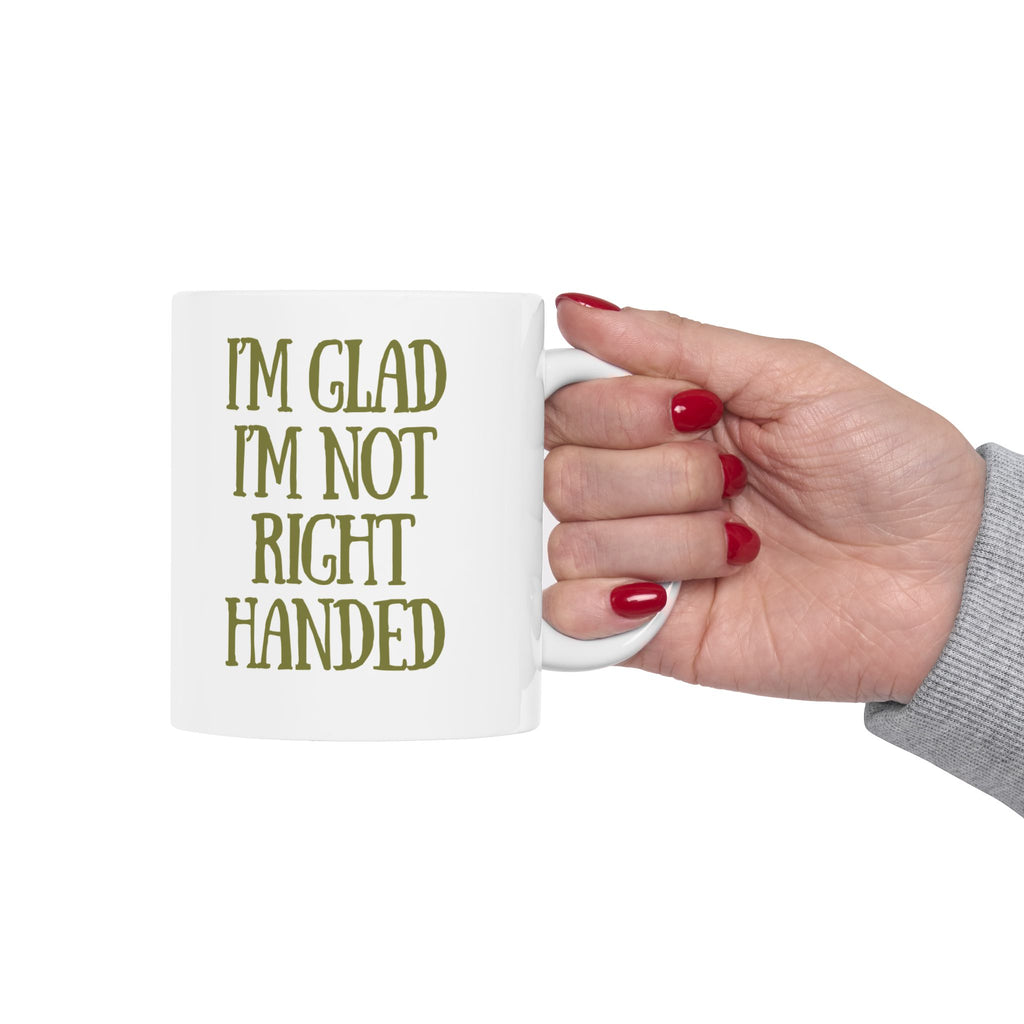 Left Handed Coffee Mug, (11oz, 15oz)